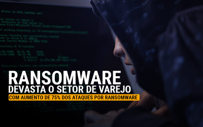 Ransomware devasta o setor de varejo, com aumento de 75% nos ataques