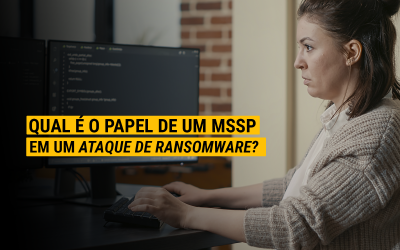 Qual é o papel de um MSSP em um ataque de ransomware?